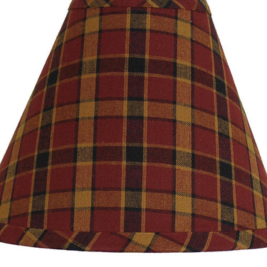Homestead- Red Lampshade 12 Inch Regular Clip 2R330017 - The Fox Decor